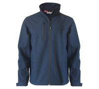 Payper DUBLIN Giacca uomo da lavoro 100% poliestere Soft Shell manica raglan chiusura zip tasche esterne Blu Navy (3XL)