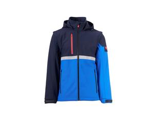 Giubbotto Soft Shell PAYPER WISE 2IN1 Cappuccio Impermeabile Maniche Staccabili
