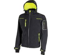Giubbotto Soft Shell Space Upower Black Carbon Xxl