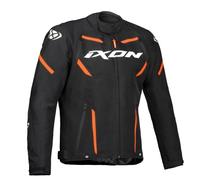 GIUBBOTTO TSUTO UOMO IXON STRIKER NERO-BIANCO-ARANCIONE TAGLIA S