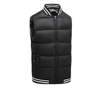 Giubbotto Uomo Autunnale, Gear USB Men Vest Three 9 Control And Heating Vest de Temperatura Mujeres Hombres Abrigos y Chaquetas (Black, XXXL)