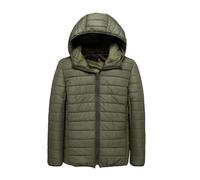 Giubbotto uomo cotone imbottito invernale ispessito leggero tinta unita cappotto