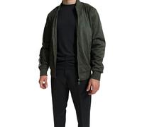 Giubbotto uomo giubbino leggero giacca camoscio primaverile casual slim M L XL