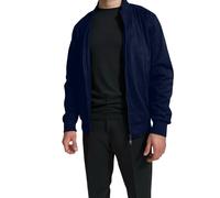 Giubbotto uomo giubbino leggero giacca camoscio primaverile casual slim M L XXL