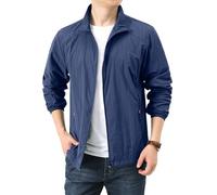 Giubbotto Uomo Impermeabile Softshell Casual Giubbotto Invernale Uomo Trekking Running Bomber Vestiti Antipioggia Abbigliamento Protettiva Solare Mezza Stagione Taglie Forti Offerta del Giorno Giacca