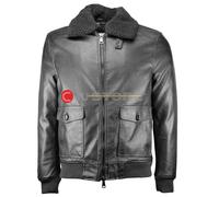 Giubbotto uomo model AVIATOR giubbino simil pelle invernale giacca pilota =scott