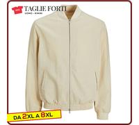 giubbotto uomo TAGLIE FORTI giubbino giacchetto leggero da 2xl a 8xl Jack Jones