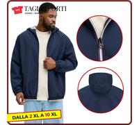 giubbotto uomo TAGLIE FORTI giubbino giacchetto leggero da 2xl a 8xl Jack Jones