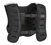 Giubbotto Zavorrato 8 kg con Cinghie Regolabili e Strisce Riflettenti 43x33 cm in Neoprene e Sabbia Nero