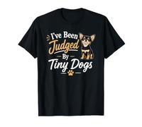 Giudicato da Tiny Dogs Walker Pet Dog Walking Animal Proprietario Maglietta