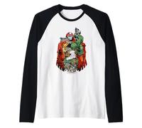 Giudice Dredd Drop Your Weapons Creeps! Retro 2000 AD Comic Maglia con Maniche Raglan