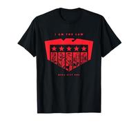 Giudice Dredd I Am The Law Eagle Emblema 2000 d.C. Comic Maglietta