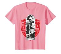 Giudice Dredd Law Enforcer 2000 AD Bambini Maglietta, Bambini, Rosa, 10 Anni
