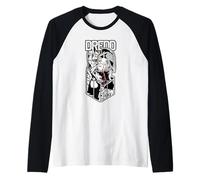 Giudice Dredd Sei Stato giudicato 2000 d.C. Retro Comic Maglia con Maniche Raglan