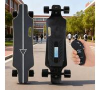 Giuggiolared Electric Skateboard con Telecomando Avanzato, Skate Elettrico Massima velocità 35 km/h, Autonomia 16/22/30 km, per Adulti＆ Principianti, Pendolari del Campus A-16km