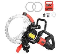 Giuggiolared Sega per Cemento da 410 mm - Motore da 8980/9500 W, incl. 2 Lame diamantate per muratura, Linea dell'Acqua e Pompa, profondità di Taglio 300 mm, Utensili per Il Taglio del Cemento,9500W