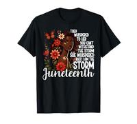 Giugno 1865 Freedom Day African American Black Pride Maglietta