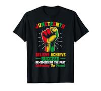 Giugno 1865 Freedom Day African American Black Pride Maglietta
