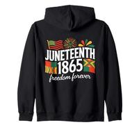 Giugno 1865 libertà per Sempre Patrimonio Culturale Felpa con Cappuccio