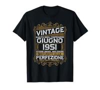 Giugno 1951 Vintage - Maglia 75 Compleanno Anni Uomo Donna Maglietta