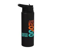 Giugno 2000 Anno 2000 Retro 2000 Vintage 2000 Dal 2000 Stainless Steel Insulated Water Bottle