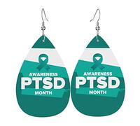 Giugno è il mese della consapevolezza del disturbo da stress post-traumatico Orecchini per le donne