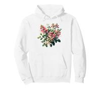 Giugno Nascita Fiore Caprifoglio Botanico Bloom Felpa con Cappuccio