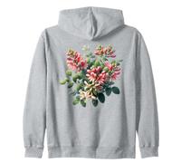 Giugno Nascita Fiore Caprifoglio Botanico Bloom Felpa con Cappuccio