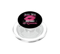 Giugno Ragazza Stepping Int Il mio Bithday Come Una Regina PopSockets PopGrip per MagSafe