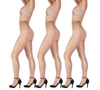 Giulia 8 DEN Sommer Strumpfhose Damen mit kühlhleffekt | Transparent | Matt, 8 Den (set da 3) Glace, M