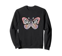 Giulia Butterfly - Personalizzato Carino Nome Word Art Felpa