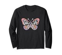 Giulia Butterfly - Personalizzato Carino Nome Word Art Maglia a Manica