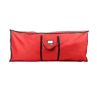 Giulia Grillo Borsa porta albero di natale, custodia albero di natale, 115x40x50cm, in Tessuto Antistrappo Rivestito con due Maniglie e un Manico Laterale, con targhetta, Rossa.