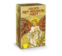 Golden Art Nouveau Tarocco Mini Strato Carte lo scarabeo Giulia F Massaglia New
