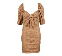 Giulia N Couture - Abito in cotone ed elastan per donna - - Dresses - Donna - Marrone - S