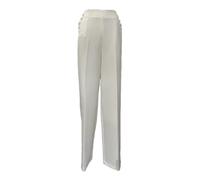 Giulia N Couture - Pantaloni Slim Fit Bianchi - - Trousers - Donna - Bianco - M