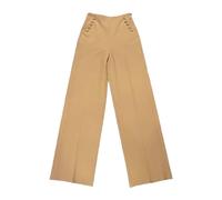 Giulia N Couture - Pantaloni Slim Fit Marroni - - Trousers - Donna - Marrone - M