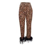 Giulia N Couture, ,Trousers ,Donna ,Multicolore ,L Pantaloni eleganti in tessuto elasticizzato