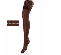 Giulia Passion calze donna floreali classiche sottili con ampia corona in...