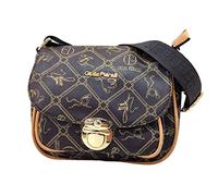 Giulia Pieralli Borsa Donna Borsello Tracolla Tasversale Piccola Bandoliera Con Pattina Monospalla Spalla Coffe Beige