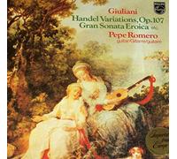 Giuliani - Handel Variations Op.107 - Pepe Romero - 12" vinyl LP - Philips 9500 513 Classical Guitar