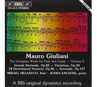 Giuliani: Musica Per Flauto e Chitarra Volume 2 / Helasvuo, Savijoki - CD