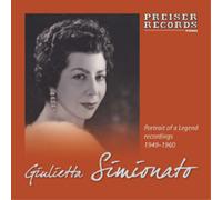 Giulietta Simionat Giulietta Simionato: Portrait of a Legend Rec. 1949-196 (CD)