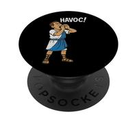 Giulio Cesare angosciato Shakespeare Mark Antony Cry Havoc PopSockets PopGrip Adesivo