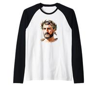 Giulio Cesare Antico Imperatore Romano Maglia con Maniche Raglan