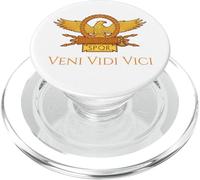 Giulio Cesare Citazione Latina Veni Vidi Vici SPQR Aquila Romana PopSockets PopGrip per MagSafe