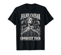 Giulio Cesare Conquista Tour Storia Romana Bootleg Divertente Maglietta