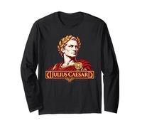 Giulio Cesare Vintage Impero Romano Ritratto Maglia a Manica