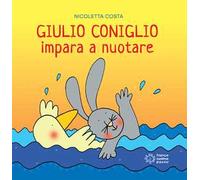 Giulio Coniglio impara a nuotare