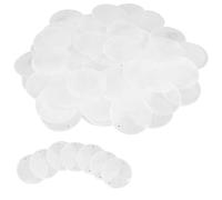 Giuneuow 180 Pezzi di Conchiglie Naturali Rotonde in Capiz Conchiglie Marine Ostriche Come Mostrato per L' con 2 Fori Dischi di Conchiglie Marine